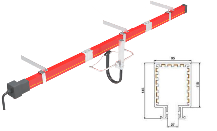 Троллейные шинопроводы Nante серии HFP52 35А-240А