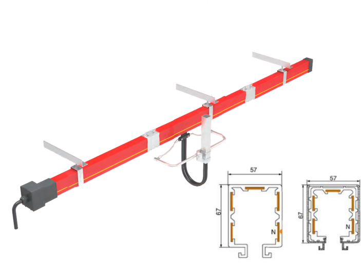 Троллейные шинопроводы Nante серии HFP52 35А-240А
